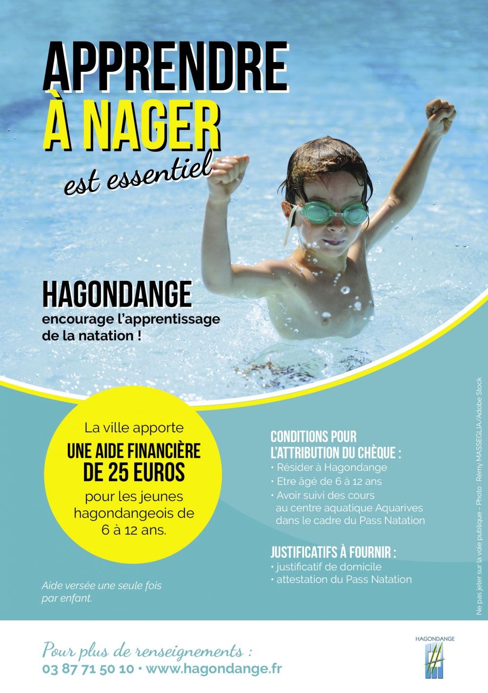 Apprendre à nager à Hagondange